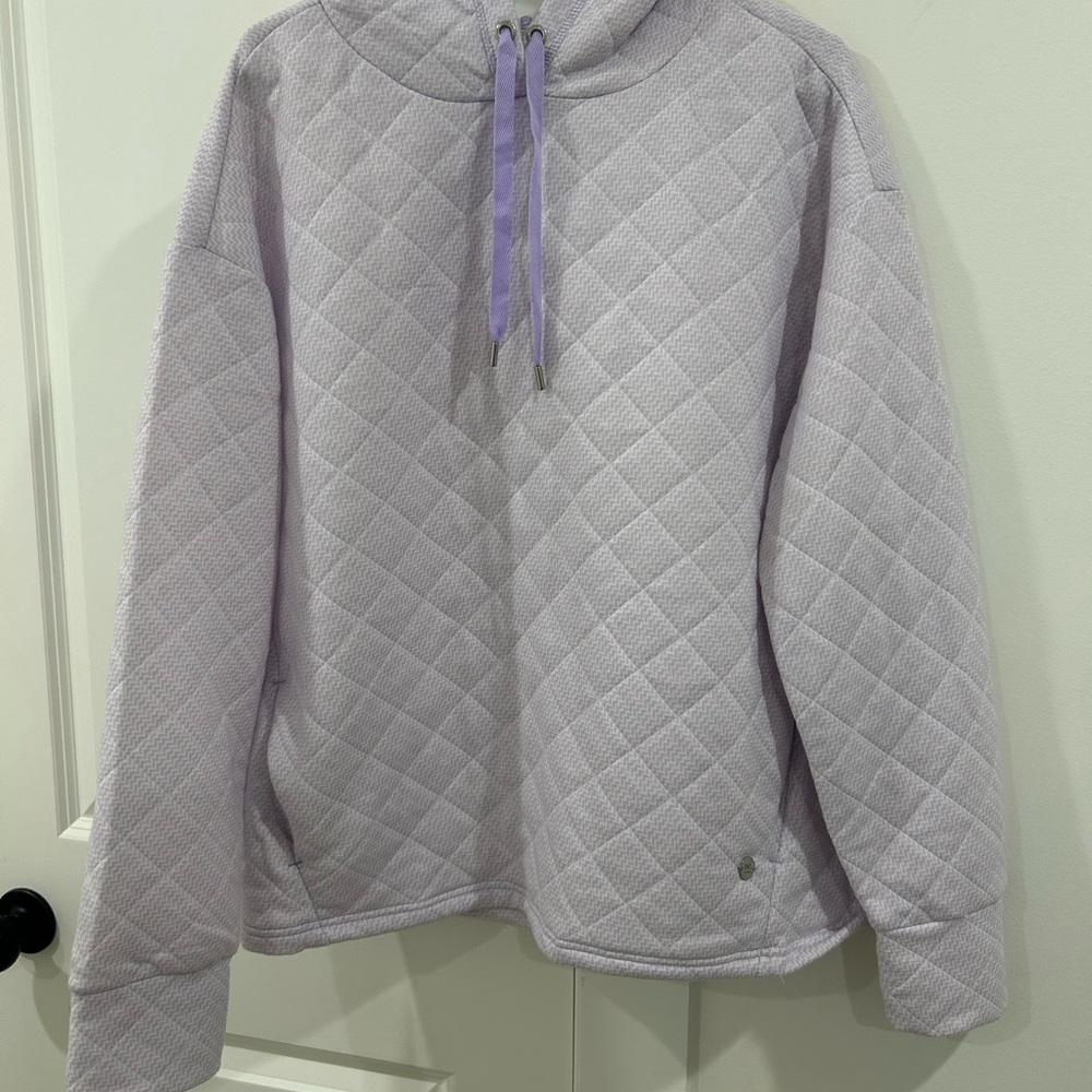 Quilted Lavender Hoodie